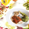 Фотография рецепта Тиляпия с тушеным салатом романо автор Еда