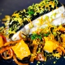 Фотография рецепта Тюрбо запеченная в духовке с перцами и апельсинами автор EatAndBe Ru