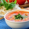 Фотография рецепта Томатный суп с фрикадельками и вермишелью автор Саша Давыденко