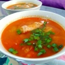 Фотография рецепта Томатный суп с говядиной автор Olga Titova