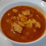 Фотография рецепта Томатный фасолевый суп с курицей автор Лиза Лесная