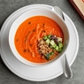 Фотография рецепта Томатный суп с киноа и авокадо автор Еда