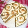 Фотография рецепта Торт из печени с двумя разными начинками автор Тоджиро
