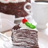 Фотография рецепта Торт из шоколадный блинчиков со сливочношоколадным кремом автор Наталья Номоконова