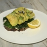 Фотография рецепта Тост с авокадо и шпинатом автор Еда