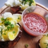 Фотография рецепта Тосты с беконом и яйцами пашот автор Татьяна Петрухина