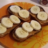 Фотография рецепта Тосты с арахисовой пастой и бананами автор Татьяна Петрухина