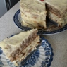 Фотография рецепта Трехслойный торт с орехами изюмом и маком автор Вера Токарева