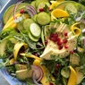 Фотография рецепта Тропический салат с авокадо автор юля латук