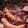 Фотография рецепта Тушеная фасоль с домашней колбасой автор Anita Ggdf