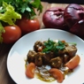 Фотография рецепта Тушеная говядина с овощами и панчеттой в карри автор Fedor Katrukha