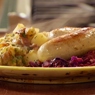 Фотография рецепта Тушеные мюнхенские колбаски с картофелем в немецком стиле автор Katrina