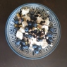 Фотография рецепта Творог с ягодами фисташками и бальзамическим медом автор Маша Зайцева