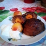 Фотография рецепта Творожные булочки с абрикосами автор Алена
