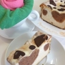 Фотография рецепта Творожный десерт с белым и черным шоколадом автор Алена