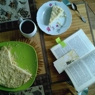 Фотография рецепта Творожнолимонный насыпной пирог с бананом автор Маша Некрасова