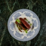 Фотография рецепта Утиная грудка с запеченным персиком автор Еда