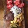 Фотография рецепта Вареное мясо с горчицей и овощами автор ABSSPB