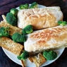 Фотография рецепта Веганская чиабатта с тофу и спаржей автор Лоскутова Марианна