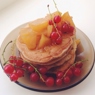 Фотография рецепта Веганские оладьи с яблочным соусом автор hivikky