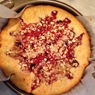 Фотография рецепта Вишневый пирог с овсяными хлопьями автор Anna Donchak