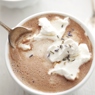 Фотография рецепта Воздушный горячий шоколад с лавандой автор Саша Данилова