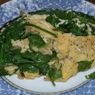 Фотография рецепта Взбитые яйца со шпинатом и сыром автор ЛАРОЧКА