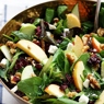 Фотография рецепта Яблочный салат с клюквой и кедровыми орешками автор Анна Сеславинская