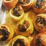 Фотография рецепта Яблоки печеные с клюквой медом и орехами автор Ирина Родионова