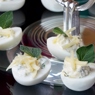 Фотография рецепта Яйца цесарки фаршированные сыром и тархуном автор Светлана Елисеева
