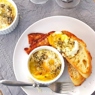Фотография рецепта Яйца запеченные с сыром и травами автор Anita Ggdf
