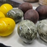 Фотография рецепта Яйца окрашенные в каркаде автор Ална Казавчинская