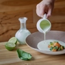 Фотография рецепта Йогуртовый суп с авокадо и севиче из лосося автор Виктор  Апасьев