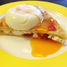 Фотография рецепта Закрытый пирог с томатами брынзой и яйцом пашот автор Мария Бабина