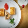 Фотография рецепта Закрытый пирог с лососем и грибами автор Режис Тригель