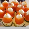 Фотография рецепта Закуска из перепелиных яиц и семги автор виктория поречина