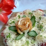 Фотография рецепта Закуска из сыра помидоров и лука автор Виктория Шер