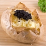 Фотография рецепта Закуска из жареного картофеля крема и черной икры автор maximsemin