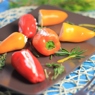 Фотография рецепта Закусочные перчики с начинкой из сыра и зелени автор Алексей Григорьев