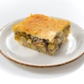 Фотография рецепта Заливной пирог на кефире с картошкой и грибами автор Еда