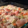 Фотография рецепта Запеченый лосось с картофелем укропом и сливками автор Sofia Echa