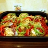 Фотография рецепта Запеченная курица в сливочном соусе с овощами и картофелем автор Глафира Гавриленко