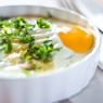 Фотография рецепта Запеченные яйца с грибами чеддером и красным перцем автор Masha Potashova