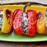 Фотография рецепта Запеченный перец фаршированный вешенками и сыром автор Софья Тараторина