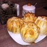 Фотография рецепта Запеченные яблоки в слоеном тесте автор Анна Лаврентьева