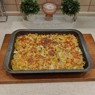 Фотография рецепта Запеканка с капустой и куриными бедрышками автор Валентина