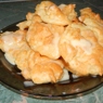 Фотография рецепта Заварные пирожные со сливочносгущеным кремом профитроли автор Едок Обжоркин