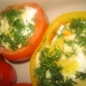 Фотография рецепта Завтрак из яиц овощей и салями автор Alnk 