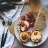 Фотография рецепта Завтрак с ветчиной и сыром автор Ксения Литвинова