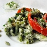 Фотография рецепта Зеленая фасоль с песто из тыквенных семечек автор FioreL